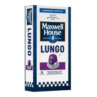 maxwell house alu capsules lungo 8